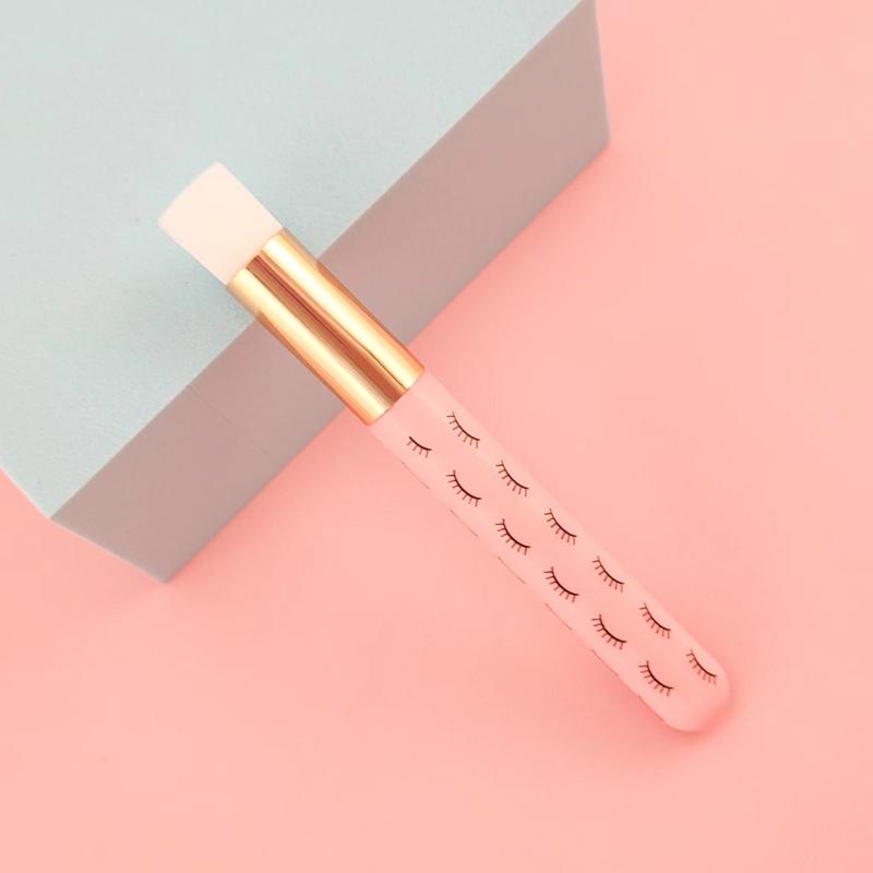Eyelash Pattern Lash Shampoo Brushes for Women Girls