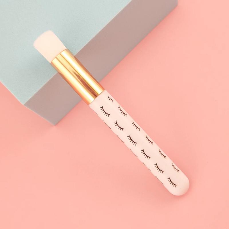 Eyelash Pattern Lash Shampoo Brushes for Women Girls