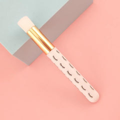 Eyelash Pattern Lash Shampoo Brushes for Women Girls