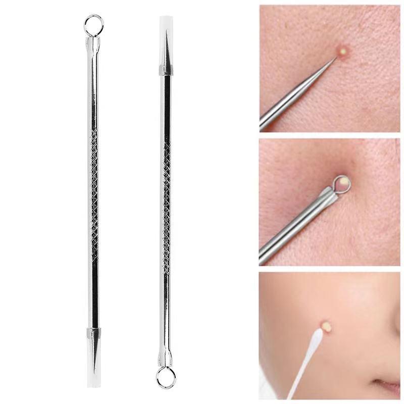 2pack 4pcs Eyelash Clip Acne Needle Set