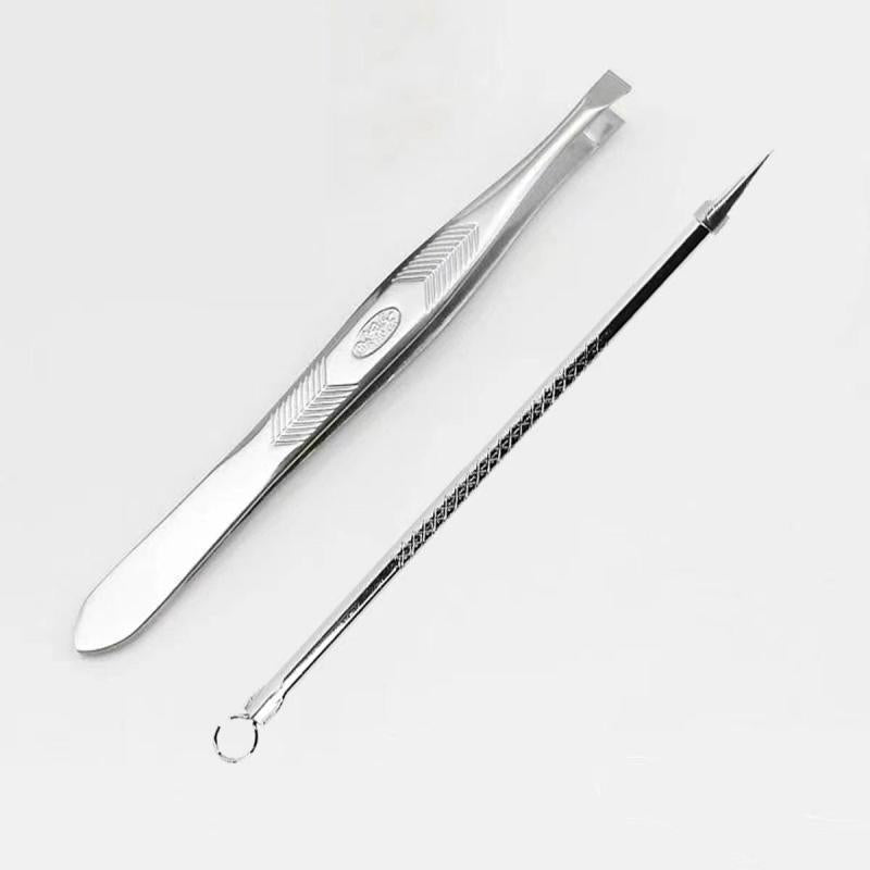 2pack 4pcs Eyelash Clip Acne Needle Set