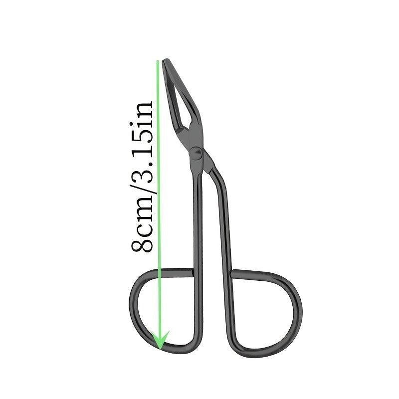 Eyebrow Tweezers Set Stainless Steel Scissor Handle Hair Plucker