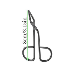 Eyebrow Tweezers Set Stainless Steel Scissor Handle Hair Plucker