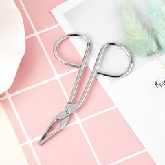 Eyebrow Tweezers Set Stainless Steel Scissor Handle Hair Plucker