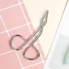 Eyebrow Tweezers Set Stainless Steel Scissor Handle Hair Plucker