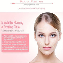 Gua Sha Facial Tool Self Care Massage - Reduce Puffiness