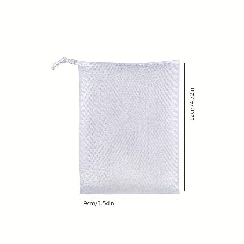 10Pcs Mesh Soap Bag Soft Double Layer Soap Pouch Saver With Drawstring