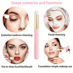 10pcs Lash Shampoo Brush Eyelash Extension Makeup Bath Clean Tool