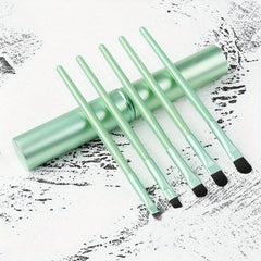 5pc Portable Makeup Brush Set with Case