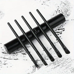 5pc Portable Makeup Brush Set with Case
