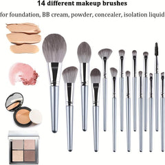 16pcs Makeup Brush Set Professional Soft & Fluffy