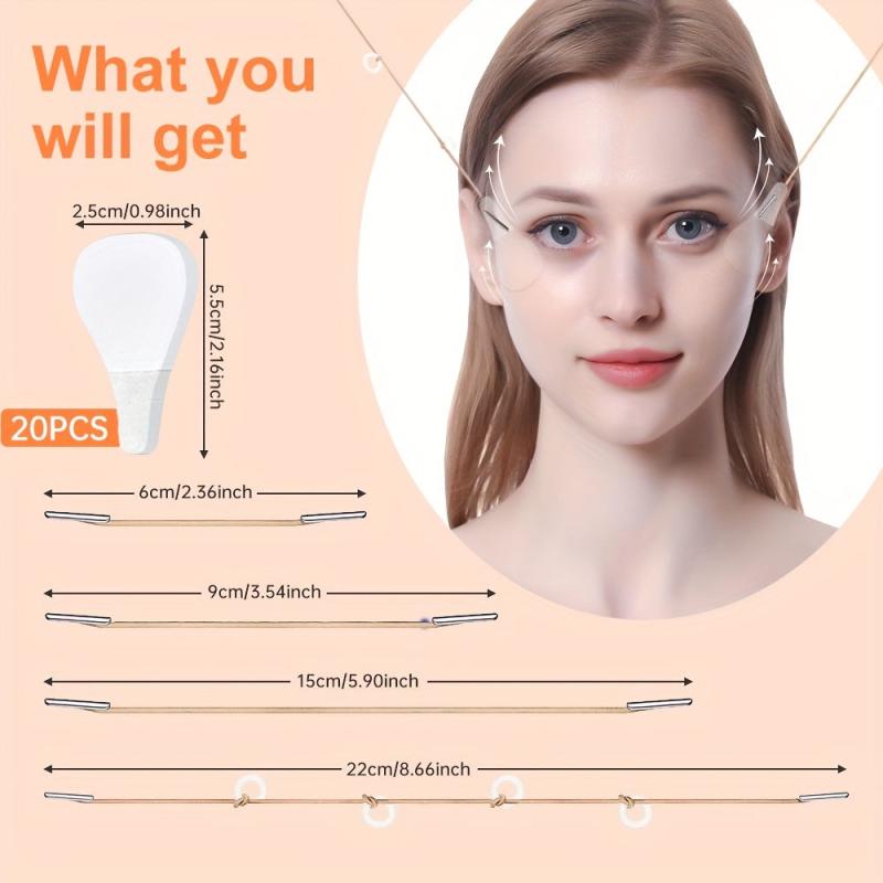 10 pcs Invisible Face Lift Tape Neck Jowls Double Chin Lifting Stickers
