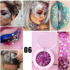 14 Colors Monochrome Eyeshadow Cream Glitter Sequins Eyeshadow