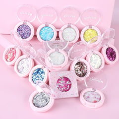 14 Colors Monochrome Eyeshadow Cream Glitter Sequins Eyeshadow