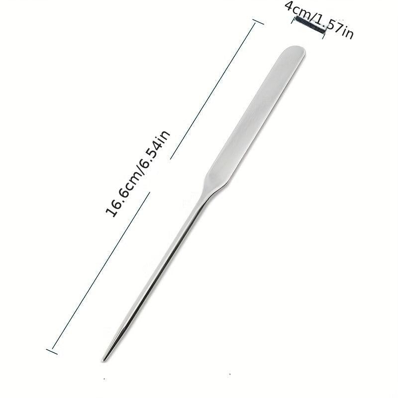 Stainless Steel Makeup Spatulas Professional Cosmetic Mixing Stick