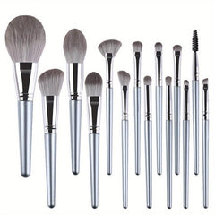 14pcs Makeup Brush Set with Silicone Pad Mat and Sponge