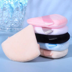 Triangle Velvet Powder Puff Soft Cosmetic Tool Washable Makeup Tools