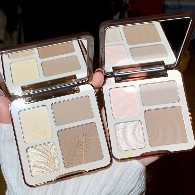4 Contouring Palette - Nose, Side Shadow & Highlighting Matte Finish Powder
