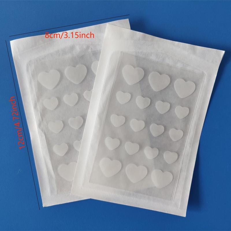 36 Transparent Heart Hydrocolloid Acne Patches for Makeup Concealer Men & Women