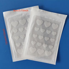 36 Transparent Heart Hydrocolloid Acne Patches for Makeup Concealer Men & Women