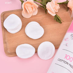 100pcs Makeup Remover Pads Washable Cotton Facial Cleaning Wipes