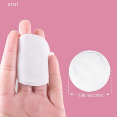 100pcs Makeup Remover Pads Washable Cotton Facial Cleaning Wipes
