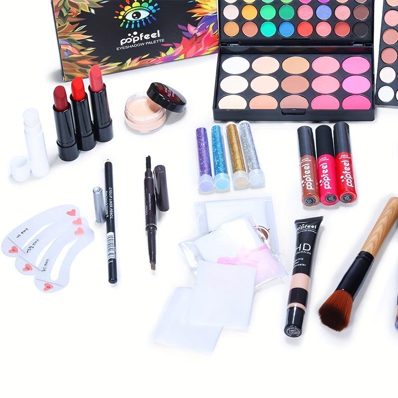 All In One Makeup Set Eyeshadow Palette Lip Gloss Lipstick Concealer