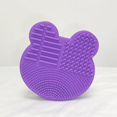 Cartoon Makeup Brush Cleaning Box with Removal Sponge