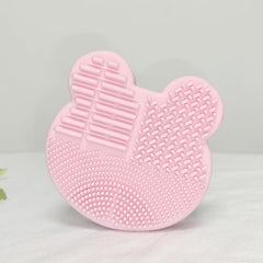 Cartoon Makeup Brush Cleaning Box with Removal Sponge