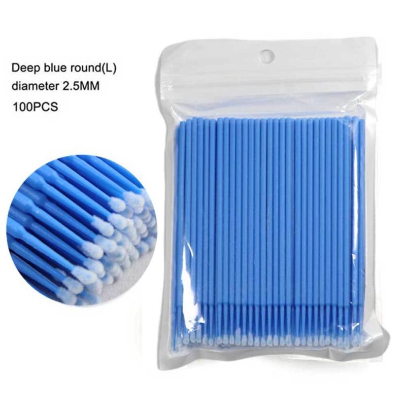 Disposable Micro Brush Eyelash Cotton Swab