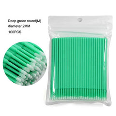 Disposable Micro Brush Eyelash Cotton Swab