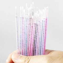 Disposable Micro Brush Eyelash Cotton Swab