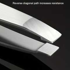 4pcs Professional Tweezers Set for Eyebrow Hair Removal Splinter & Ingrown Hair