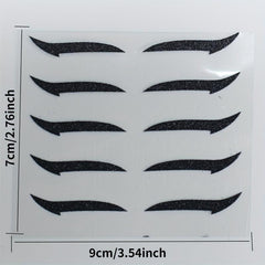 10PCS Glitter Silver Eyelid Stickers Makeup Tools