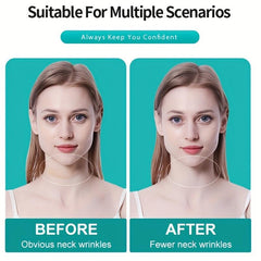 Neck Lifting Tape Instant Face Lift Stickers Adhesive Patch Smooth Wrinkles 4pcs