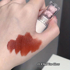 Velvet Soft Lip Glaze Matte Brightening Long Lasting Lipstick Bear Lip Clay