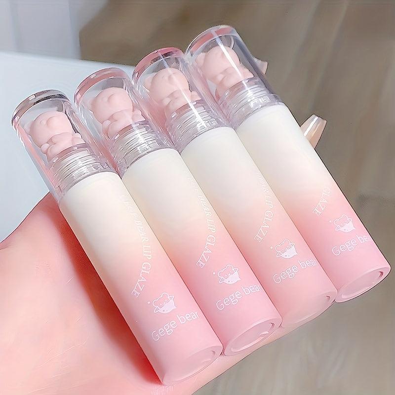 Velvet Soft Lip Glaze Matte Brightening Long Lasting Lipstick Bear Lip Clay