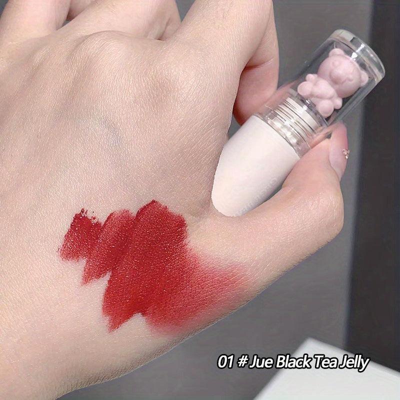 Velvet Soft Lip Glaze Matte Brightening Long Lasting Lipstick Bear Lip Clay