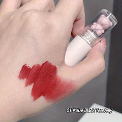 Velvet Soft Lip Glaze Matte Brightening Long Lasting Lipstick Bear Lip Clay
