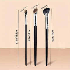 Fan Shape Nose Contour Brush 1pc 2Pcs 3pcs Pro Angled Face Contour Brush