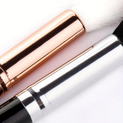 Pink Portable Makeup Brush Soft Goat Hair Strong Powder Grab Highlight Blush