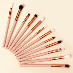 12 Pcs Synthetic Makeup Brushes Set for Foundation Powder Blush Eyeshadows