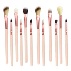 12 Pcs Synthetic Makeup Brushes Set for Foundation Powder Blush Eyeshadows