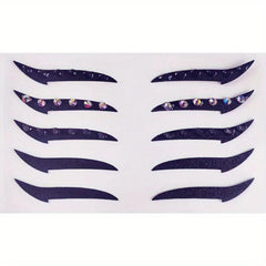 Glitter Eyeliner Stickers Instant Adhesive Eye Line Strip