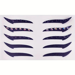 Glitter Eyeliner Stickers Instant Adhesive Eye Line Strip