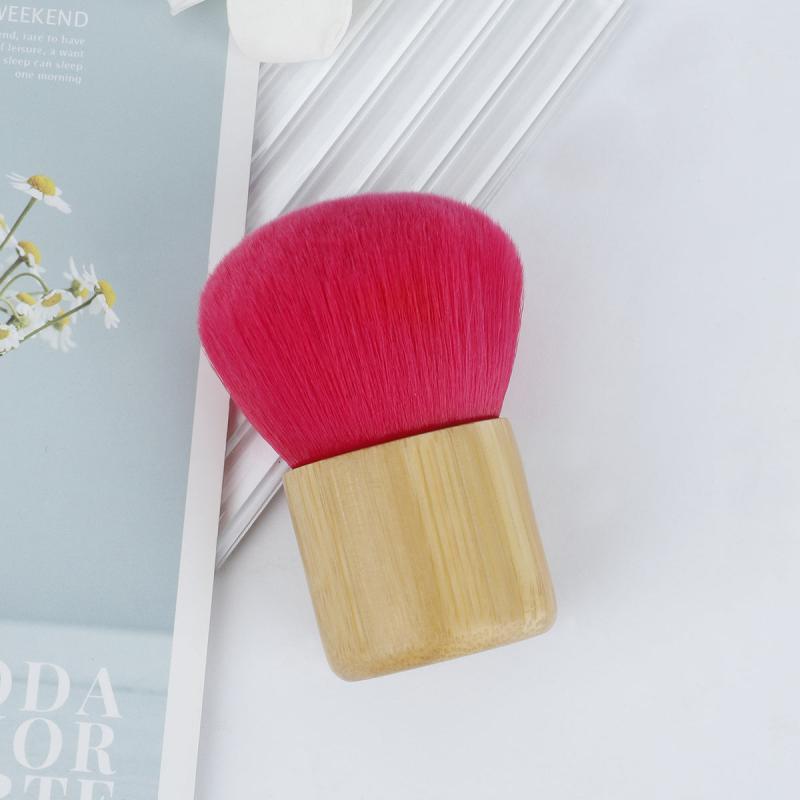 Professional Kabuki Makeup Brush with Bamboo Handle