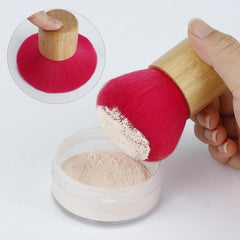 Professional Kabuki Makeup Brush with Bamboo Handle