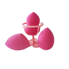 Makeup Sponge Set Liquid Cream Powder Puff Sponge 3 Sponges 1 Holder