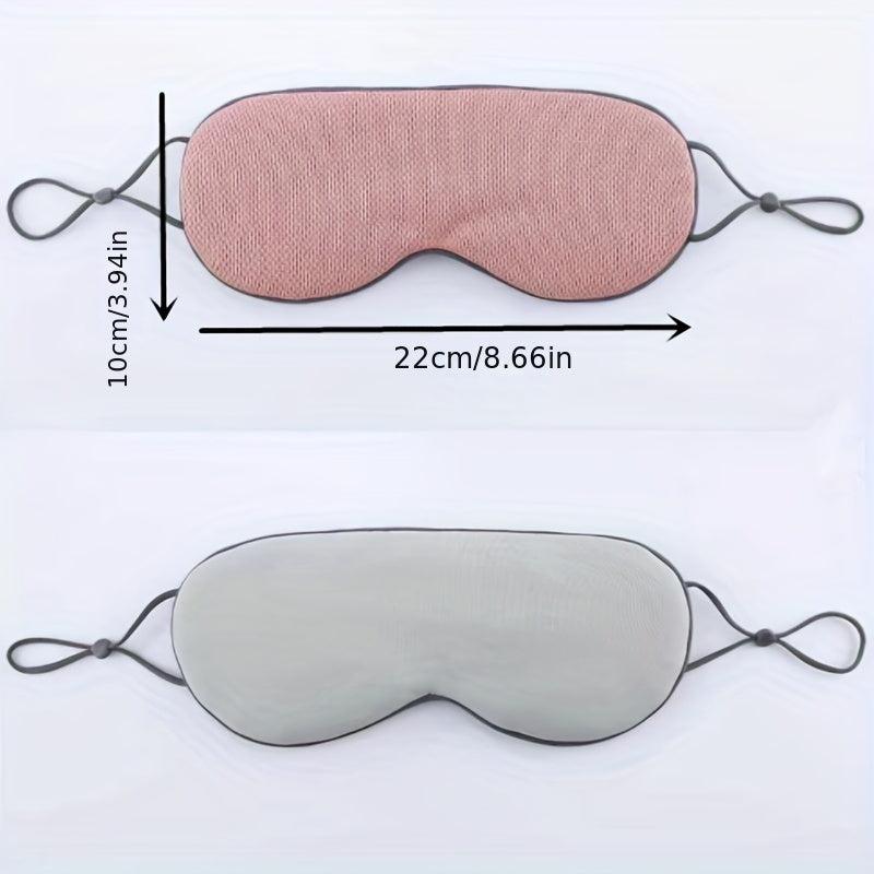 Double Sided Hot Cold Compress Eye Mask with Adjustable Strap