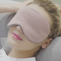 Double Sided Hot Cold Compress Eye Mask with Adjustable Strap